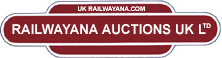 U K Railwayana -  website for Railwayanan Auctions UK Ltd